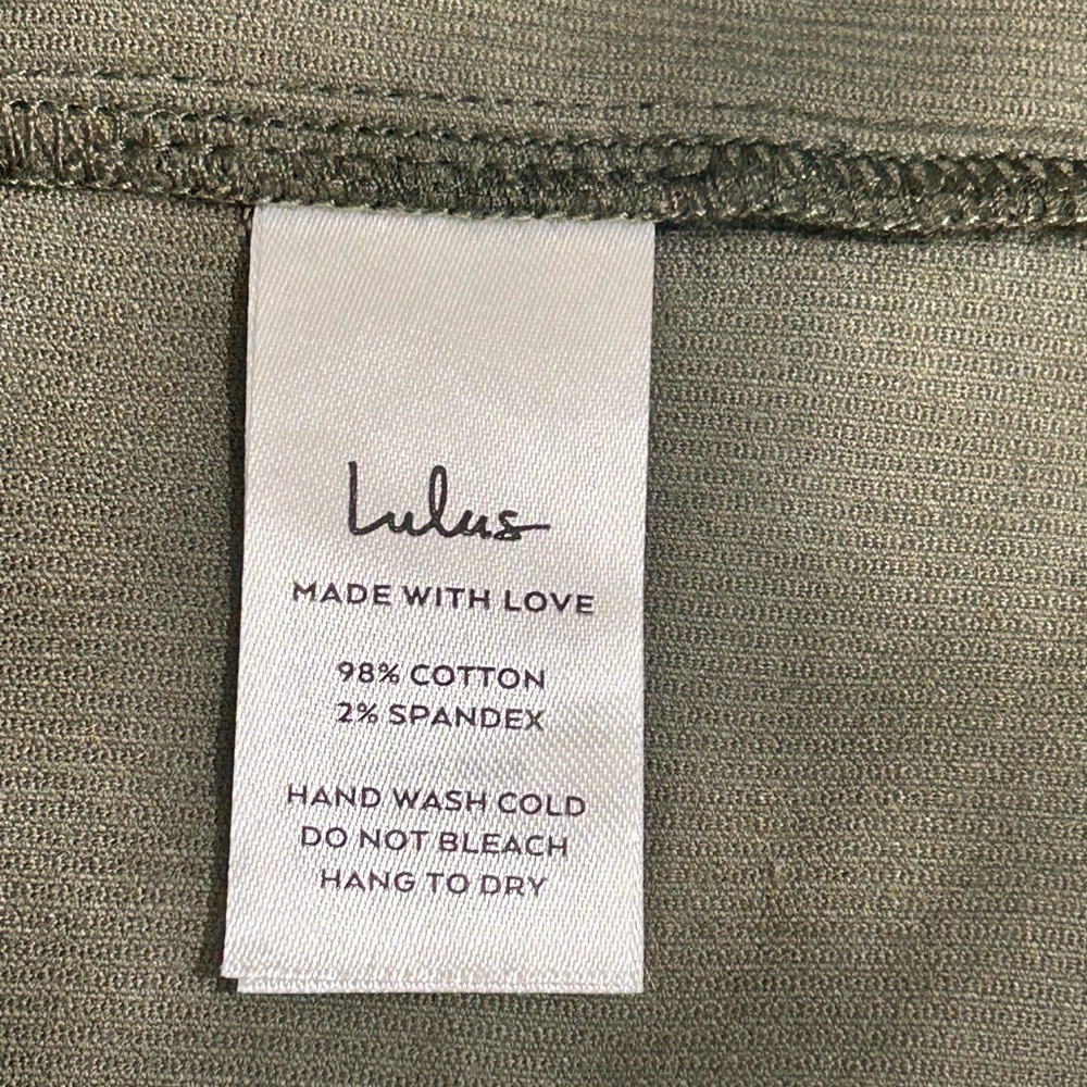 Lulus Olive green corduroy miniskirt with a charming feel
Lulus - Picture 7 of 10